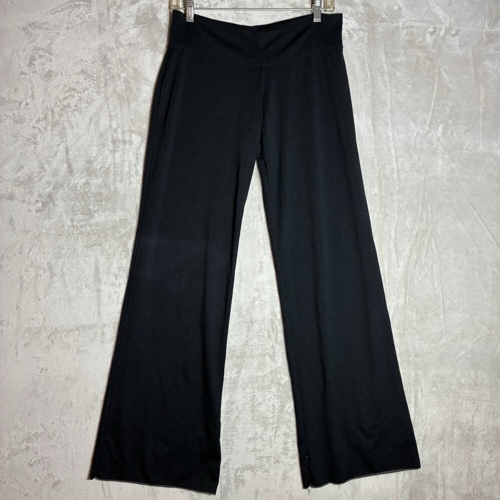 SO Sporty Athletic Wide Leg Yoga Pants Black Size L